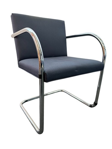 Replica Brno Tubular Chair (Navy Blue/Chrome) - Image 1