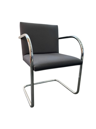 Replica Brno Tubular Chair (Gray Pattern/Chrome) - Image 1