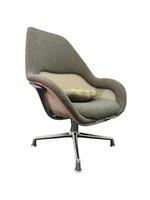 Steelcase SW_1 High Back Collaborative Lounge Chair (Gray/Chrome)