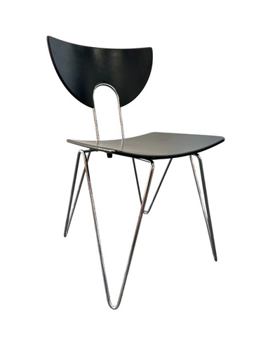 Kusch & Co Mikado 1800 Stackable Side Chairs by Walter Leeman, Half Moon Back - Image 1