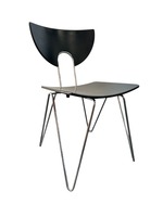 Kusch & Co Mikado 1800 Stackable Side Chairs by Walter Leeman, Half Moon Back