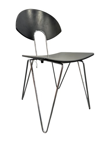 Kusch & Co Mikado 1800 Stackable Side Chairs by Walter Leeman, Rounded Back - Image 1