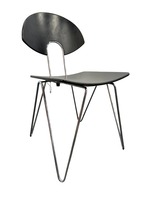 Kusch & Co Mikado 1800 Stackable Side Chairs by Walter Leeman, Rounded Back