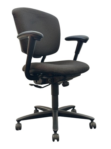 Haworth Improv H.E Task Chair (Brown Black Speckled/Black) - Image 1