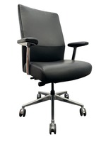 Steelcase Siento Mid-Back Executive Chair (Black/Chrome)