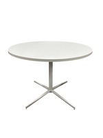 Bush Business Office 42" Round White Laminate Table