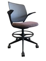 Steelcase Cobi Task Stool Chair (Grey/Black)