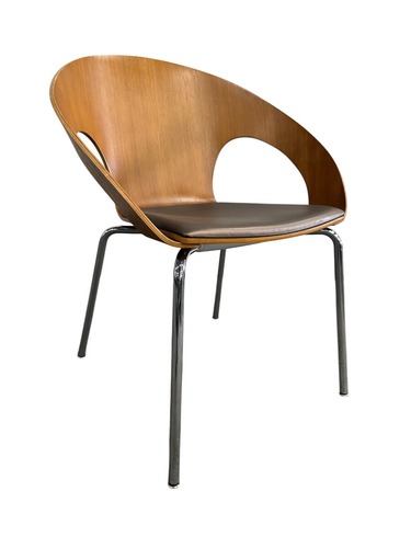 Davis Furniture Kirkos Stacking Chair (Brown) - Image 1