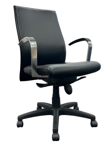 Compel Furniture Maxim Conference Chairs (Faux Leather/Black) - Image 1