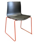 Arper Catifa 46 Dining Chair (Black/Red)