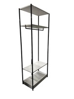 Steelcase Flex Active Frame Shelving Unit (White/Black)