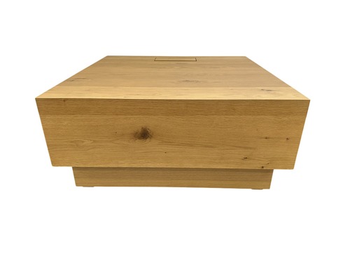 Wooden Squared Occasional Table - Image 1