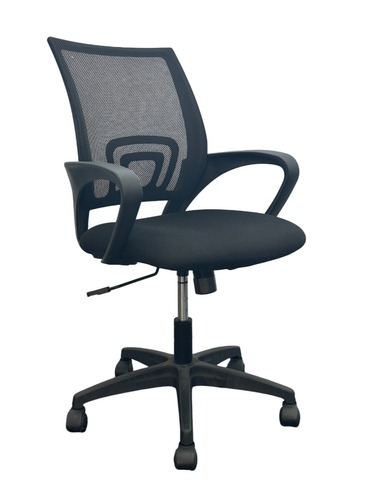 Yaheetech Office Mid-Back Chair (Black/Black) - Image 1