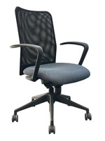 Highmark Modela Mid-Back Task Chair (Black/Blue)