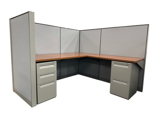 Herman Miller Canvas Cubicle (6’D x 6’W x 57”H) - Image 1