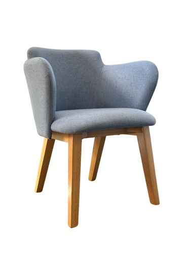 Nevins Eloise Soft Seating (Blue/Maple) - Image 1