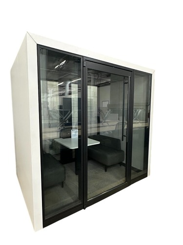 Teknion Collaborative Tek Room Pod (White/Left-handed) - Image 1