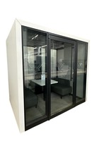Teknion Collaborative Tek Room Pod (White/Left-handed)