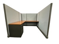 Herman Miller AO2 Cubicle (6'D x 6'W x 62"H)
