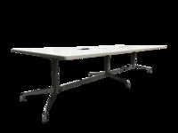 12' Herman Miller Eames Conference Table (Chrome/White)