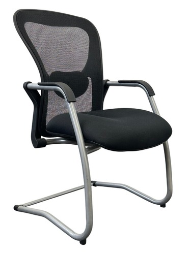 9to5 Strata Cantilever Visitor Chair (Black/Black) - Image 1