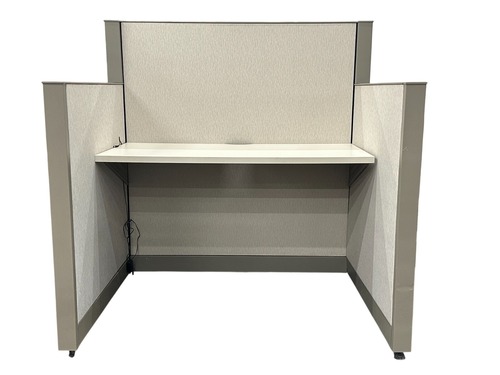 Steelcase Answer Cubicle (3'D x 4'W x 42"/54"H) - Image 1