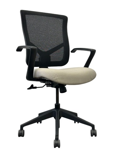 Highmark Bolero Mid Back Conference Chair (Tan/Black) - Image 1