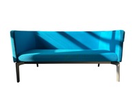 Steelcase Bivi Rumble 2 Seat Sofa (Light Blue)