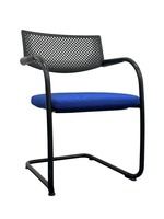 Vitra Visavis Cantilever Chair (Blue/Black)