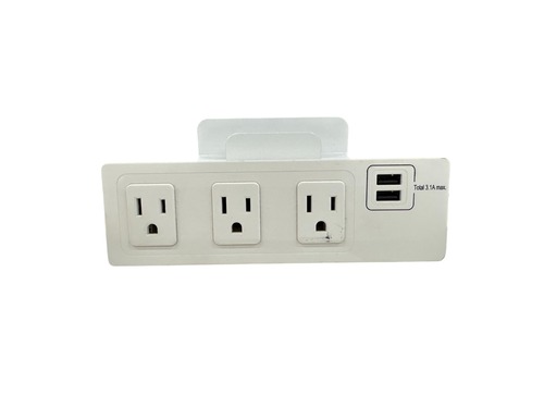 Desktop Power Module (3 Outlet, 2 USB) - Image 1
