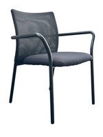Steelcase Jersey Multi-Use Stack Chair (Black/Black)
