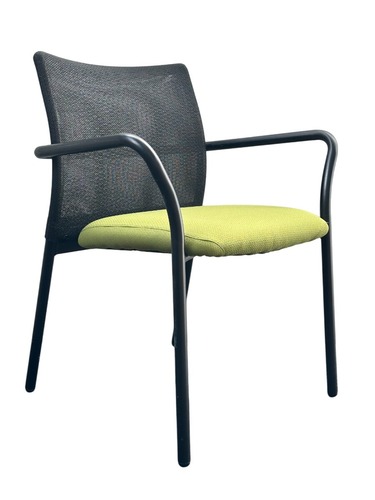 Steelcase Jersey Multi-Use Stack Chair (Black/Green) - Image 1