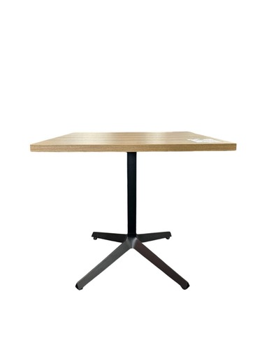 Knoll Dividends 30" Squared Table (White/Black) - Image 1