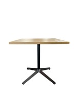 Knoll Dividends 30" Squared Table (White/Black)