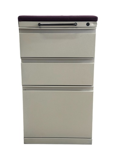 Herman Miller Mobile Box File Pedestal (Purple) - Image 1