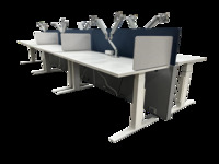 Herman Miller Motia Height Adjustable Benching Workstation (White)