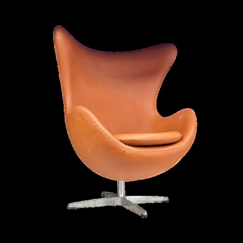 Replica Arne Jacobsen Egg Chair (Orange) - Image 1