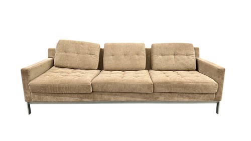 Steelcase Millbrae Lifestyle 3 Seat Sofa (Light Brown) - Image 1