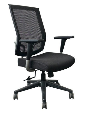 Pre-Owned SitOnIt Focus Task Chair (Black/Black) - Image 1