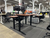 Height Adjustable Desk with Humanscale Dual M/Connect 2 No Tech Docking Station