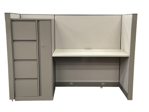 Steelcase Answer Cubicle (2'D x 6'W x 54"H) - Image 1