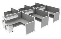 Custom Renewed Steelcase Answer Workstation (6' x 6')