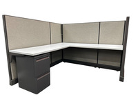 Herman Miller AO2 Workstation (6'D x 6'W x 53"H)