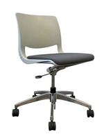Teknion Variable Swivel Mult-Use Work Chair (Light Grey/Grey)