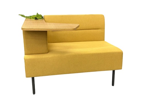 Sunon Flower 6 Modular Lounge Chair with Tablet Arm (Ginger) - Image 1