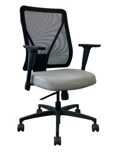 Allseating Levo Task Chair (Grey/Black Mesh) - Image 1