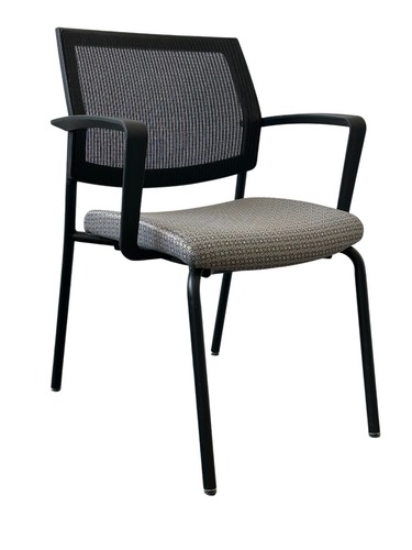 SitOnIt Focus Side Chair (Momentum Context Cement/Black) - Image 1