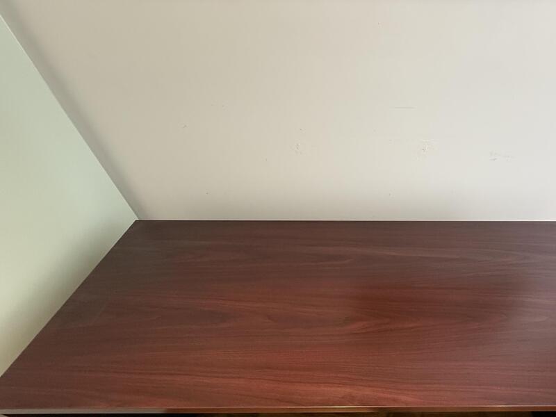 The HON Company 60" x 24" Traditional Mahogany Laminate Credenza Shell - Thumbnail 4