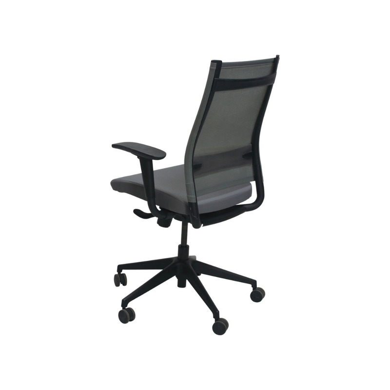 Wit High Back Used Mesh Back Task Chair - Thumbnail 2