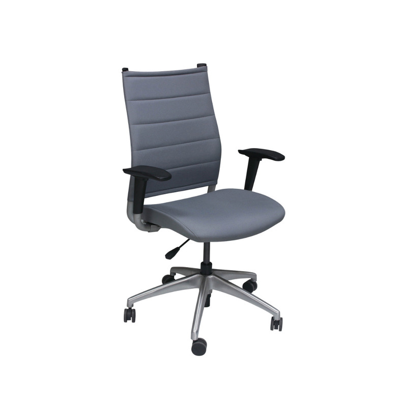 Wit High Back Used Task Chair w Aluminum Base - Image 1